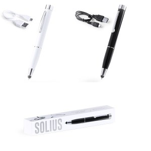 Stylet Bille Power Bank "Solius" en Métal - Objet publicitaire AVEC ou SANS logo - Cade...