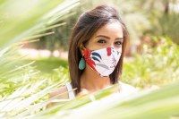 Masque de protection en tissu (lavable 50 fois/93% filtration), agréé