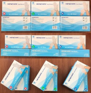 GANT D'EXAMEN VINYLE NON POUDRE NON STERILE TAILLE M/ L / XL