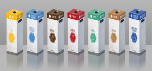 Lot de 950 bacs de tri intérieur à prix remisé – à vendre en totalité