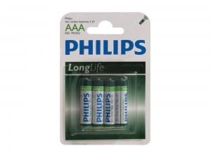 Pack de 4 piles Longlife R03 Micro AAA