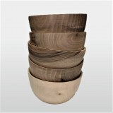 Vaisselle en bois de noyer 