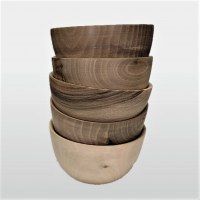 Vaisselle en bois de noyer 