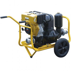 Groupe motopompe à membrane diesel pour eaux très chargées orifice 3" WORMS