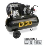 Compresseur d'air à piston réservoir de 100 litres moteur monophasé de 3 CV NUAIR