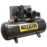 Compresseur d'air bi-étagé 270 litres moteur triphasé de 5,5 CV NUAIR