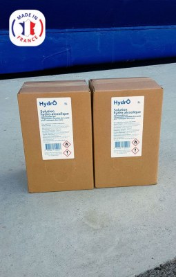 Gel hydroalcoolique made in France 600ml et 5L