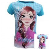 12x T-shirts manches courtes La Reine des Neiges du 2 au 8 ans