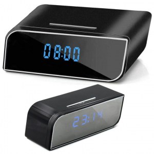 WIFI CAMÉRA CACHÉE DANS L'HORLOGE D'ALARME ESPIONNER IPC-98XX-Q5