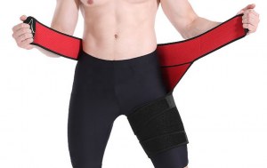 Attelle de la cuisse compression - Protège hanche, anse, aine, ischio-Jambiers