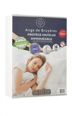 PROTÈGE MATELAS Coton et Imperméable QUALITÉ PRÉMIUM