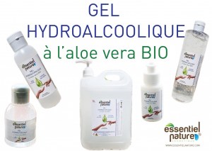 GEL HYDROALCOOLIQUE ALOE VERA BIO