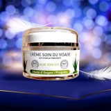 Crème hydratante et anti-rides Aloe Vera + Argan + Propolis 50 ml