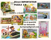 Puzzle 3 D direct importateur