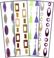 LOT RIDEAUX DE PORTE PVC intérieur