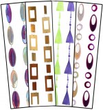 LOT RIDEAUX DE PORTE PVC intérieur