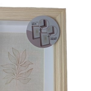 6 Cadres bois avec passe partout 13 x 18 cm et 10 x 15 cm