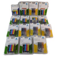 15 Cartouches d'encre Couleurs Epson / HP / Brother