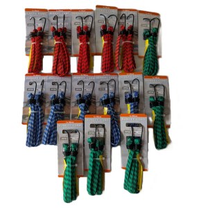 15 Tendeurs Rouge - Bleu - Vert