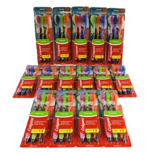 15 Paquets de 3 Brosses à dents Colgate Intense 