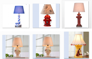 Lampe de table Résine Minimaliste Moderne Led