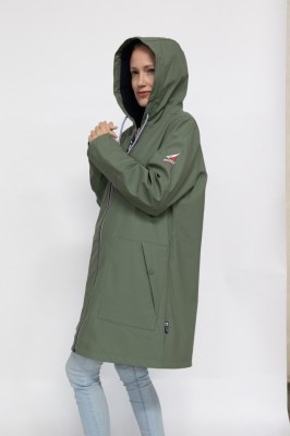 SCOTT- PARKA PVC CIRE 3/4 DOUBLEE POLAIRE -RAINA