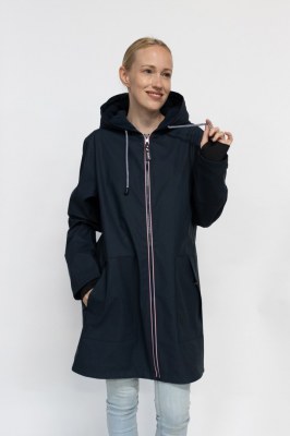 SCOTT- PARKA PVC CIRE 3/4 DOUBLEE POLAIRE -RAINA