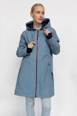 SCOTT- PARKA PVC CIRE 3/4 DOUBLEE POLAIRE -RAINA