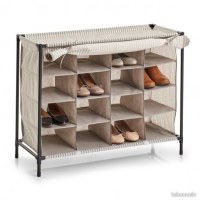 Range-chaussures "Box and Beyond" tissu (16 paires)