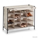 Range-chaussures "Box and Beyond" tissu (16 paires)