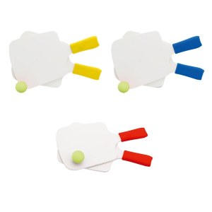 Raquette de Plage Quadro en Bois - Objet publicitaire AVEC ou SANS logo - Cadeau client...