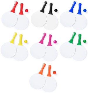 Raquettes de Plage "Cupsol" en Bois - Objet publicitaire AVEC ou SANS logo - Cadeau cli...