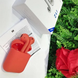 Ecouteurs sans fil tactile nouvelle couleur Rouge et Gris