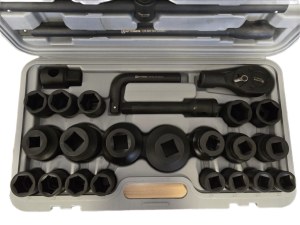 Huttenberg Jeu de douilles à chocs , 26 pièces, 3/4