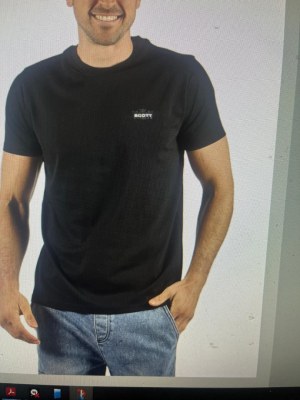 A SAISIR TEE SHIRT SCOTT  100% COTON