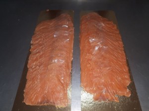 Saumon fumé surgelé en 1 Kg (qualité supérieure)