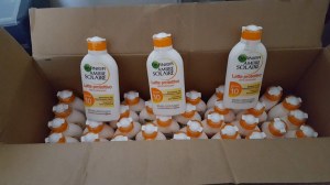 Lot de creme solaire