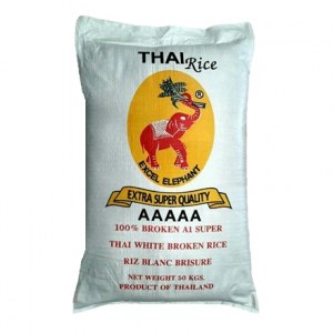 Riz étuvé à grain long 5%, 15%, 25% et 100% cassé