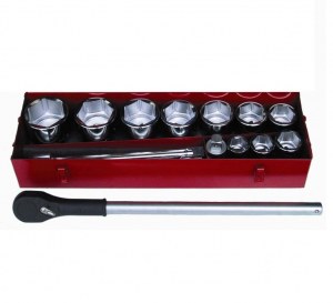 Coffret clé à cliquet carré 1 15PCS KRAFTMULLER