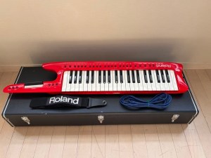 Roland AX-1 Red Keyboard Keytar MIDI Controller