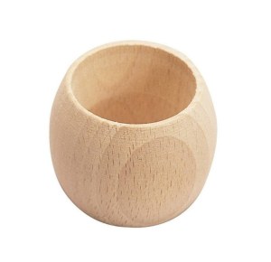 ROND de SERVIETTE EN Bois CHARME NATUREL DIAM 55 MM HT 40 MM