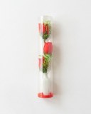 DESTOCKAGE : ROSES ARTIFICIELLES EN TUBE AVEC VASE – 1 200 PIÈCES
