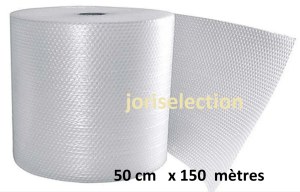 ROULEAU DE FILM A BULLE D'AIR - 50 CM x 150 METRES IDÉAL POUR LA PROTECTION -