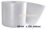 ROULEAU DE FILM A BULLE D'AIR - 50 CM x 150 METRES IDÉAL POUR LA PROTECTION -