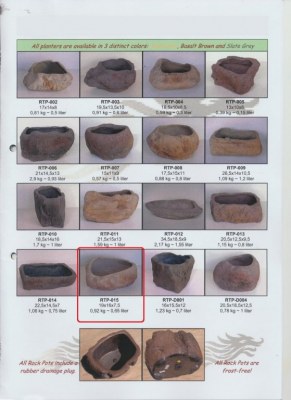 Pot pour petite plante, style bonsaï