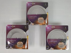 Lot de 3 boites de ruban Led Baltimore blanc chaud 5 mètres