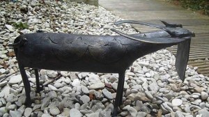 Statuette En Bronze (Taureau Mythiques) Originaire du Burkina-Faso