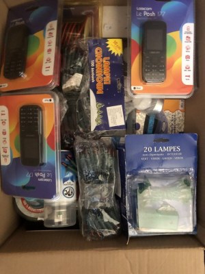 Carton de 100 articles bazar destockage