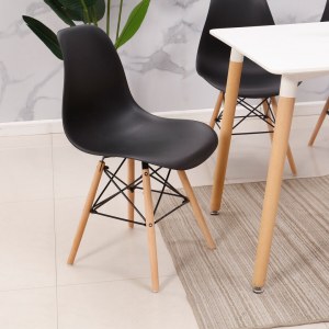 20 lots de 4 chaises scandinave noir