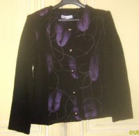 VESTE FEMME  EN LAINE BOUILLIE